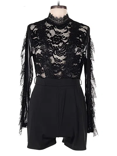 Pre-owned Unbranded Romper In Black