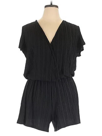 Pre-owned Unbranded Romper In Black