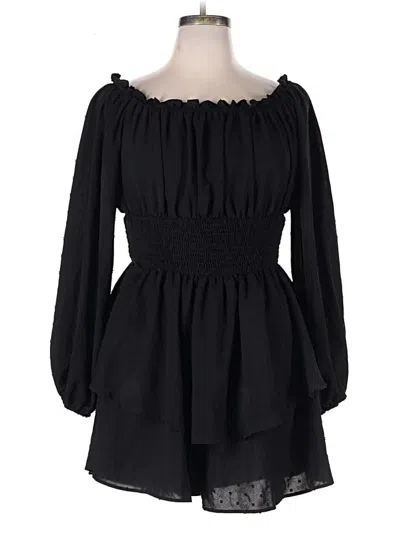 Pre-owned Unbranded Romper In Black