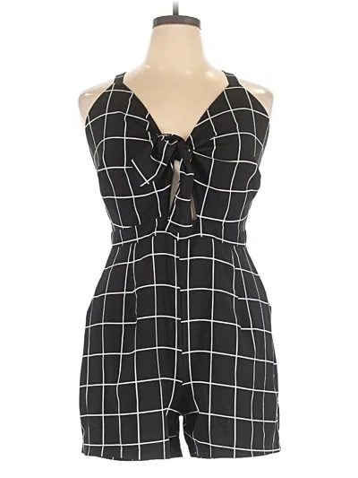 Pre-owned Unbranded Romper In Black