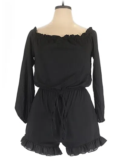Pre-owned Unbranded Romper In Black