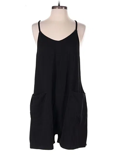 Pre-owned Unbranded Romper In Black