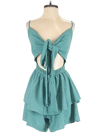 Pre-owned Unbranded Romper In Blue