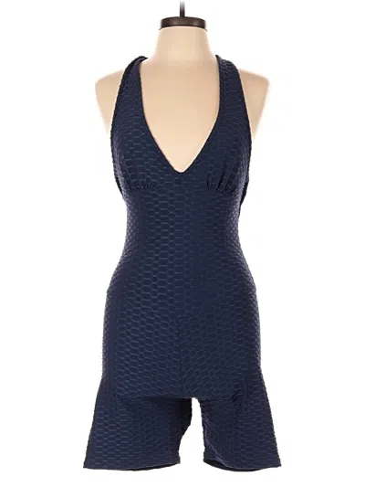 Pre-owned Unbranded Romper In Blue