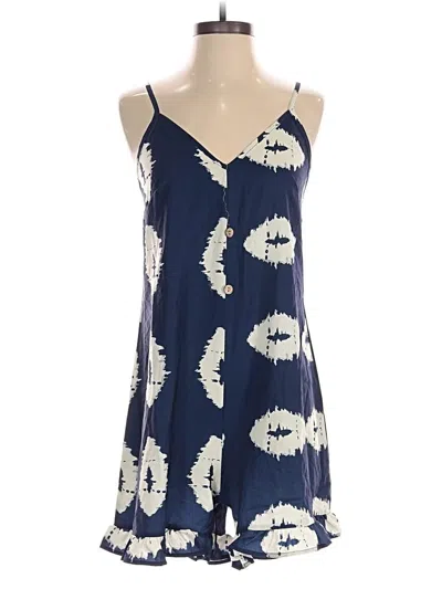 Pre-owned Unbranded Romper In Blue