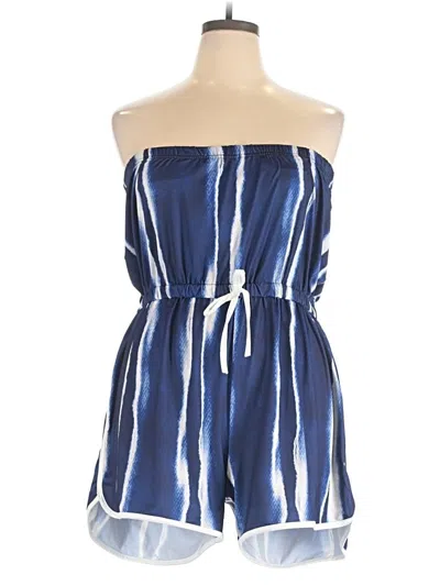 Pre-owned Unbranded Romper In Blue