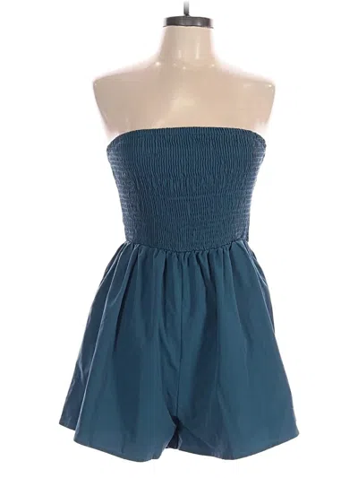 Pre-owned Unbranded Romper In Blue