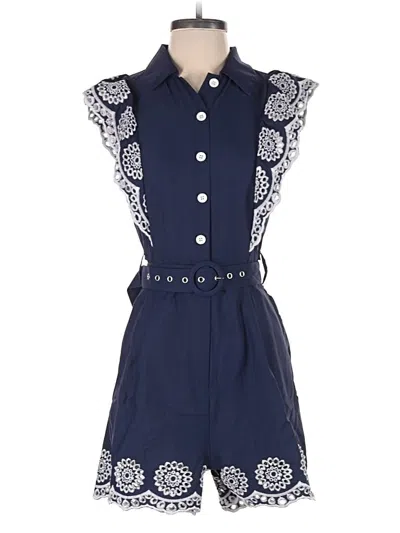 Pre-owned Unbranded Romper In Blue