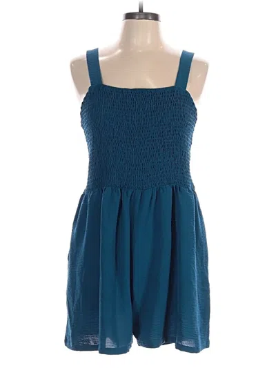 Pre-owned Unbranded Romper In Blue