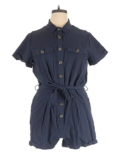 Pre-owned Unbranded Romper In Blue