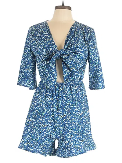 Pre-owned Unbranded Romper In Blue