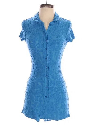 Pre-owned Unbranded Romper In Blue