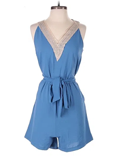 Pre-owned Unbranded Romper In Blue