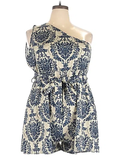 Pre-owned Unbranded Romper In Blue