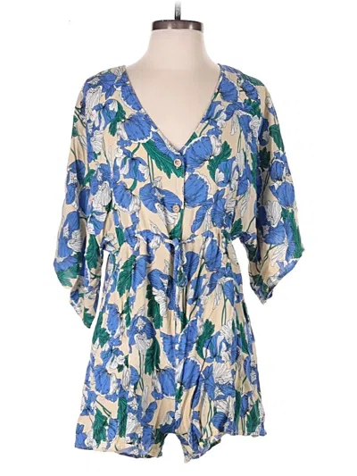 Pre-owned Unbranded Romper In Blue