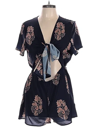Pre-owned Unbranded Romper In Blue