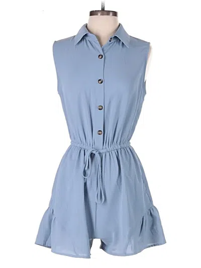 Pre-owned Unbranded Romper In Blue