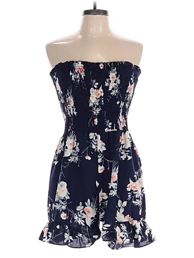Pre-owned Unbranded Romper In Blue