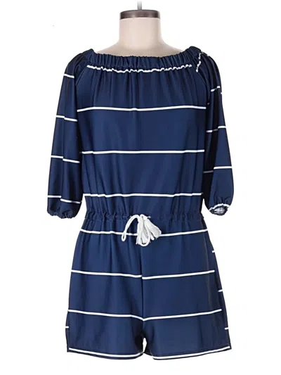 Pre-owned Unbranded Romper In Blue