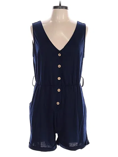 Pre-owned Unbranded Romper In Blue