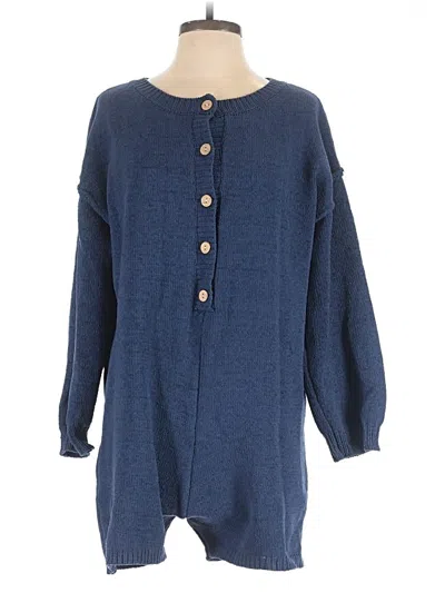 Pre-owned Unbranded Romper In Blue