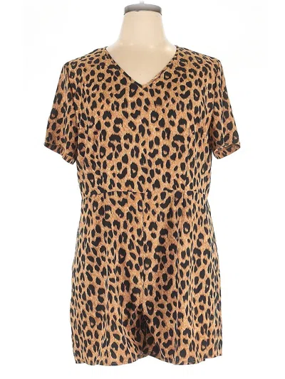 Pre-owned Unbranded Romper In Brown