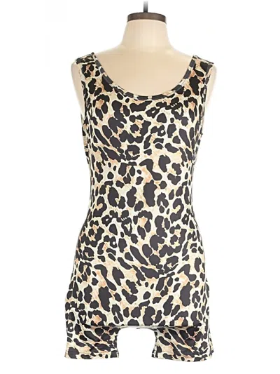 Pre-owned Unbranded Romper In Brown