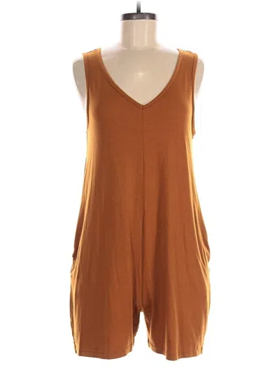 Pre-owned Unbranded Romper In Brown