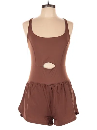 Pre-owned Unbranded Romper In Brown