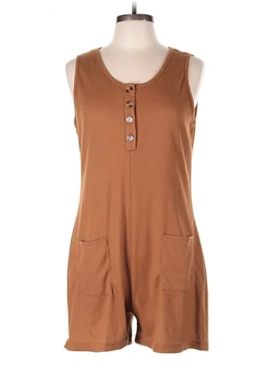 Pre-owned Unbranded Romper In Brown
