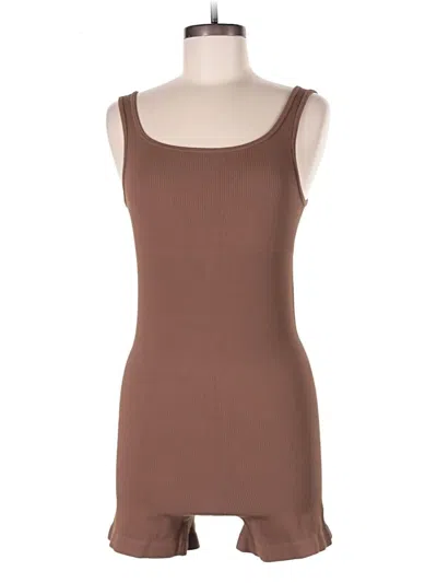 Pre-owned Unbranded Romper In Brown