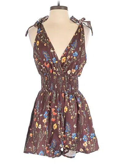 Pre-owned Unbranded Romper In Brown