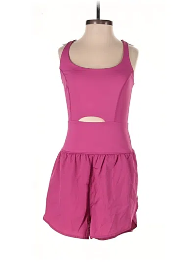 Pre-owned Unbranded Romper In Burgundy