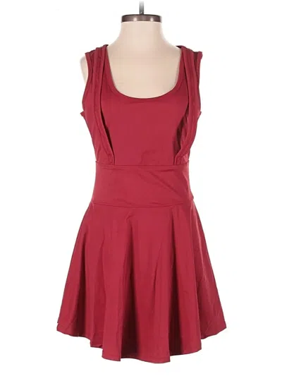 Pre-owned Unbranded Romper In Burgundy