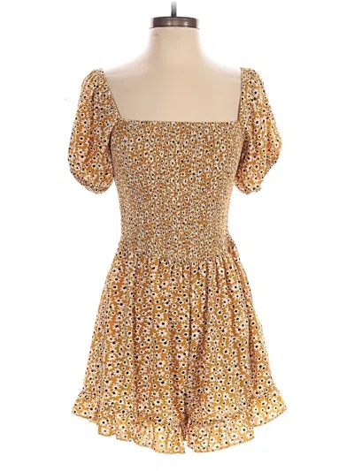 Pre-owned Unbranded Romper In Gold