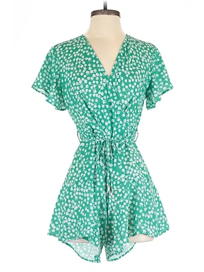 Pre-owned Unbranded Romper In Green