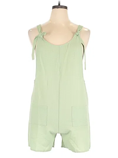 Pre-owned Unbranded Romper In Green