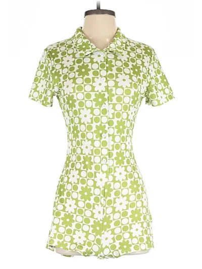 Pre-owned Unbranded Romper In Green