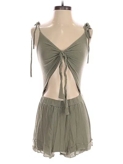 Pre-owned Unbranded Romper In Green