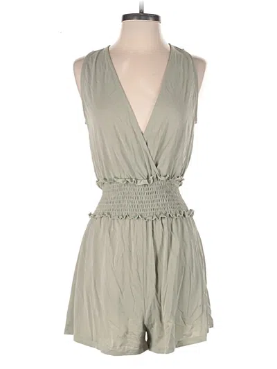 Pre-owned Unbranded Romper In Green