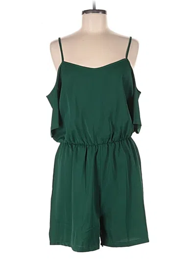 Pre-owned Unbranded Romper In Green