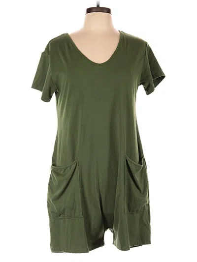 Pre-owned Unbranded Romper In Green