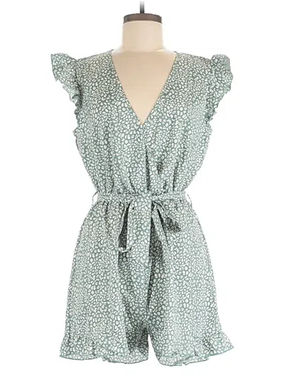 Pre-owned Unbranded Romper In Green