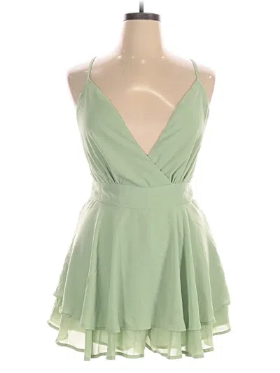 Pre-owned Unbranded Romper In Green