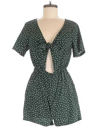 Pre-owned Unbranded Romper In Green