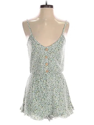 Pre-owned Unbranded Romper In Green