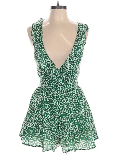 Pre-owned Unbranded Romper In Green