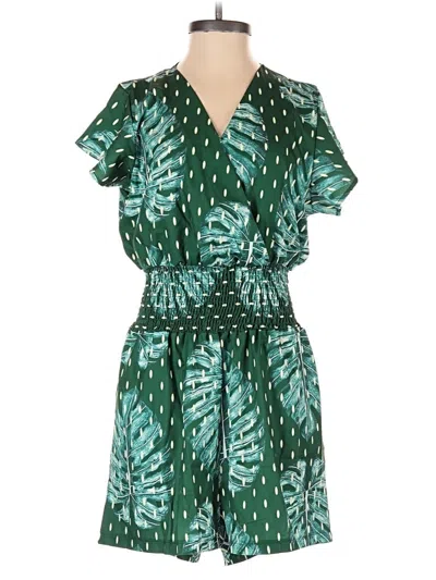 Pre-owned Unbranded Romper In Green