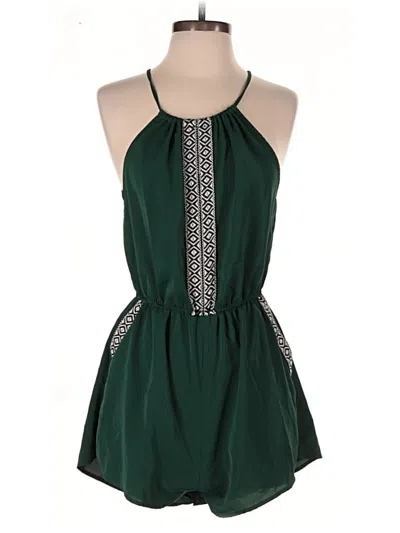 Pre-owned Unbranded Romper In Green