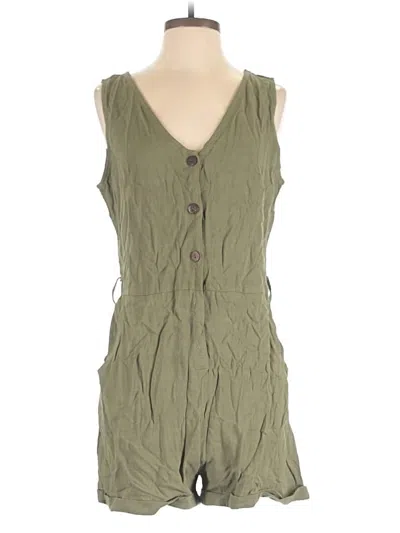 Pre-owned Unbranded Romper In Green